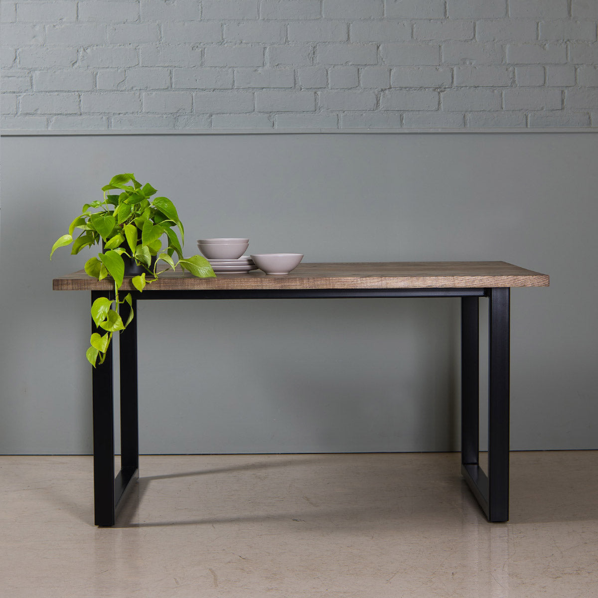 Dark Wood Dining Table, Reko