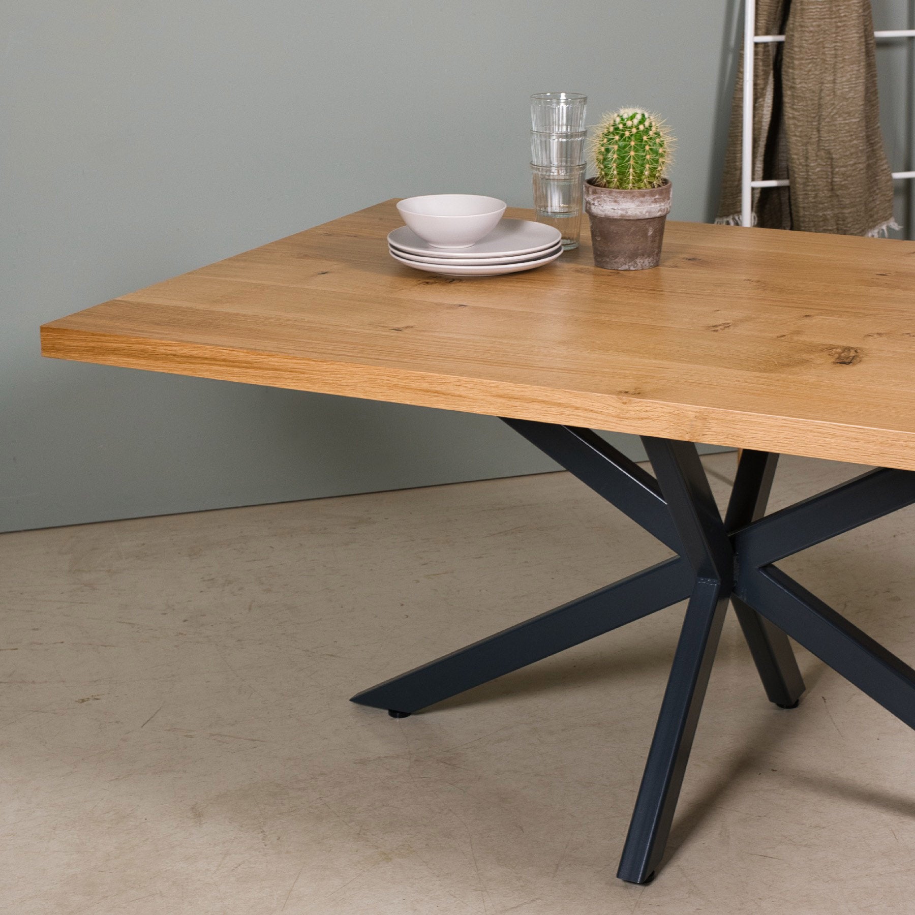 Oak Dining Table, Ando