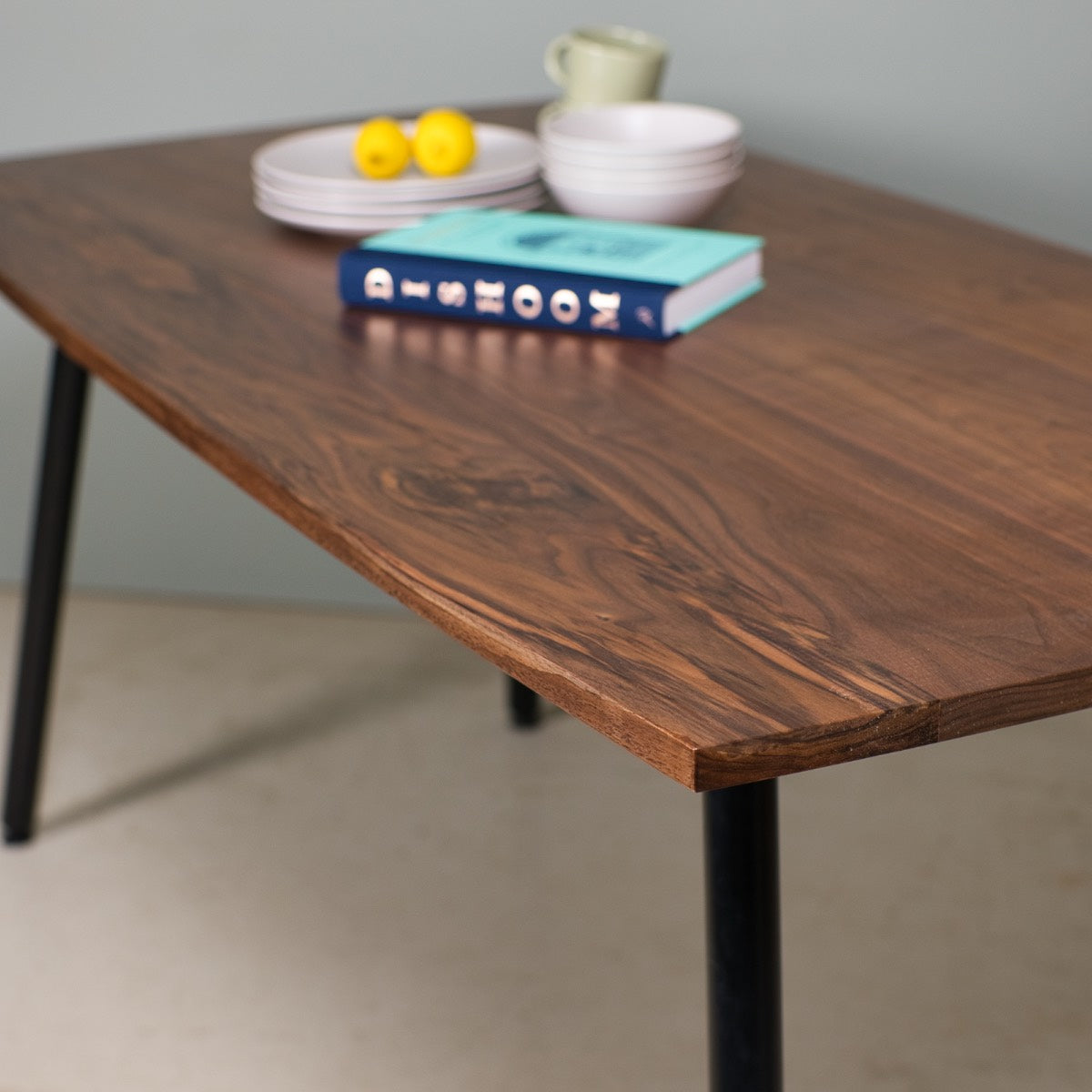Walnut Dining Table, Dua