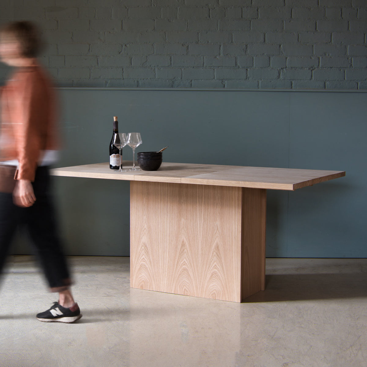 Solid Oak Extending Dining Table, Arlo