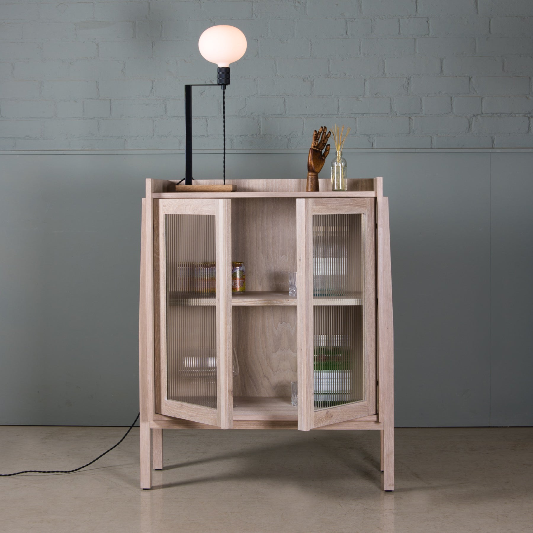 Reeded Glass Cabinet, Muto