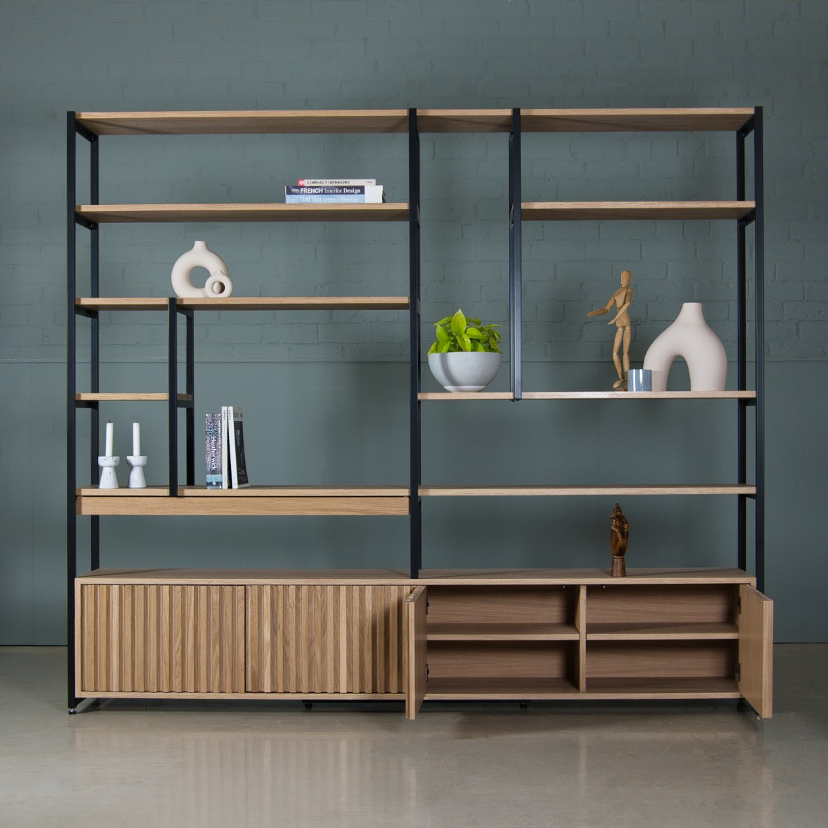 Workstation Oak Desk, Frame