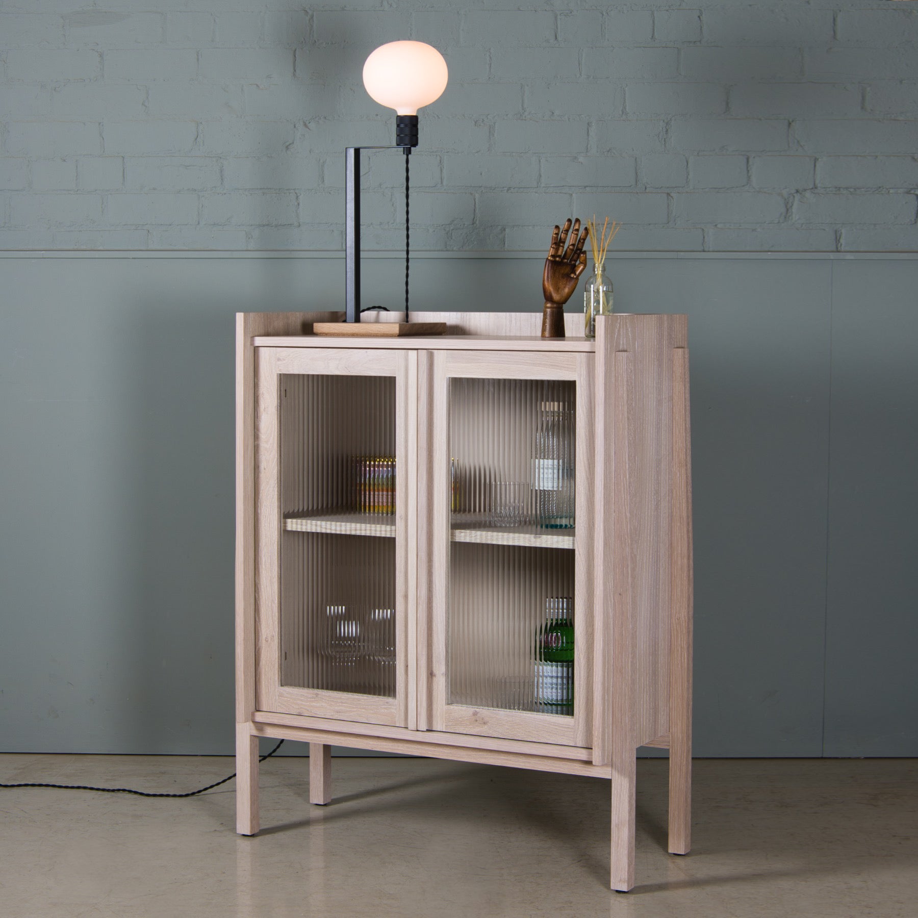 Reeded Glass Cabinet, Muto