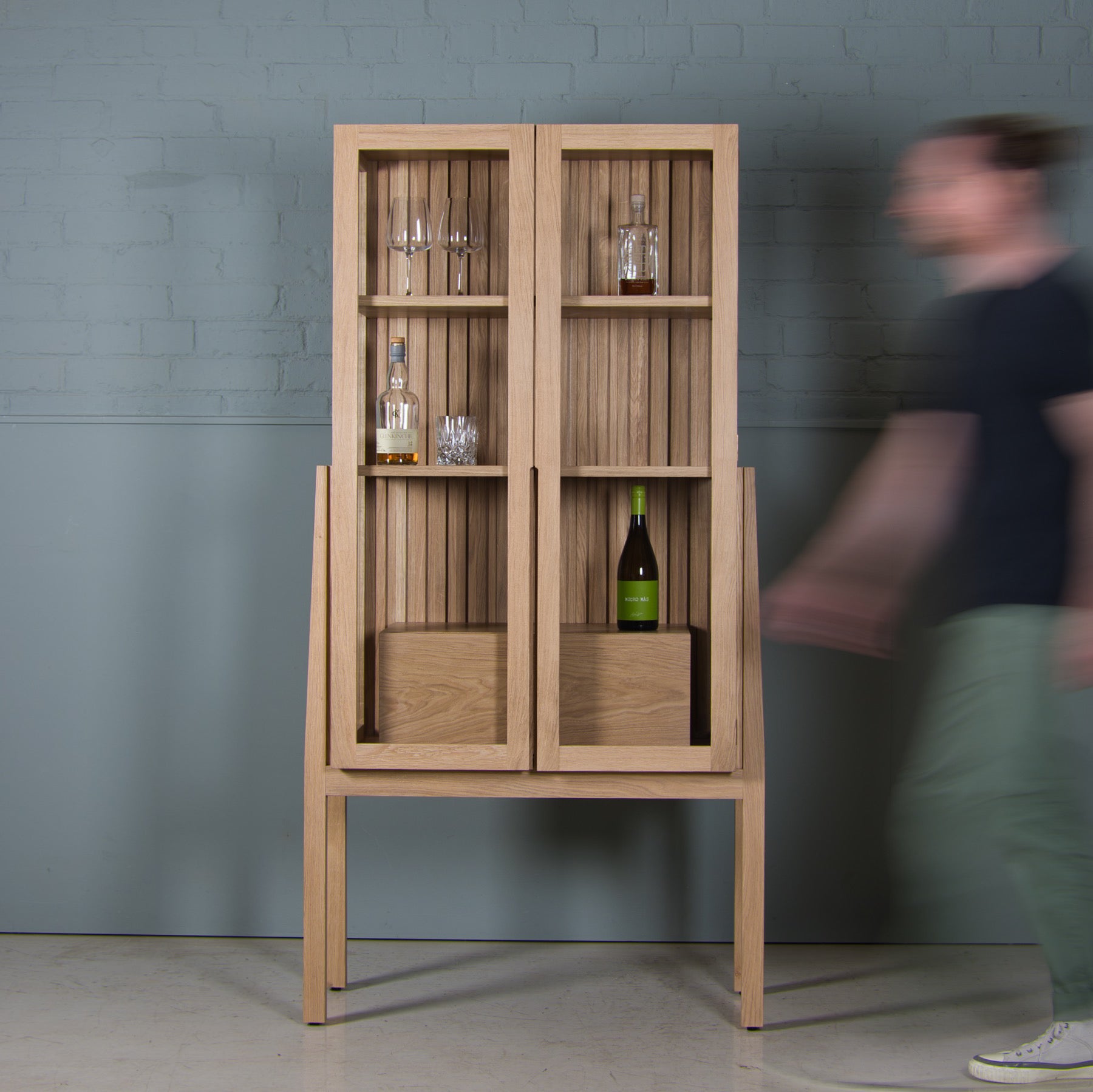 Oak Display Cabinet, Neko