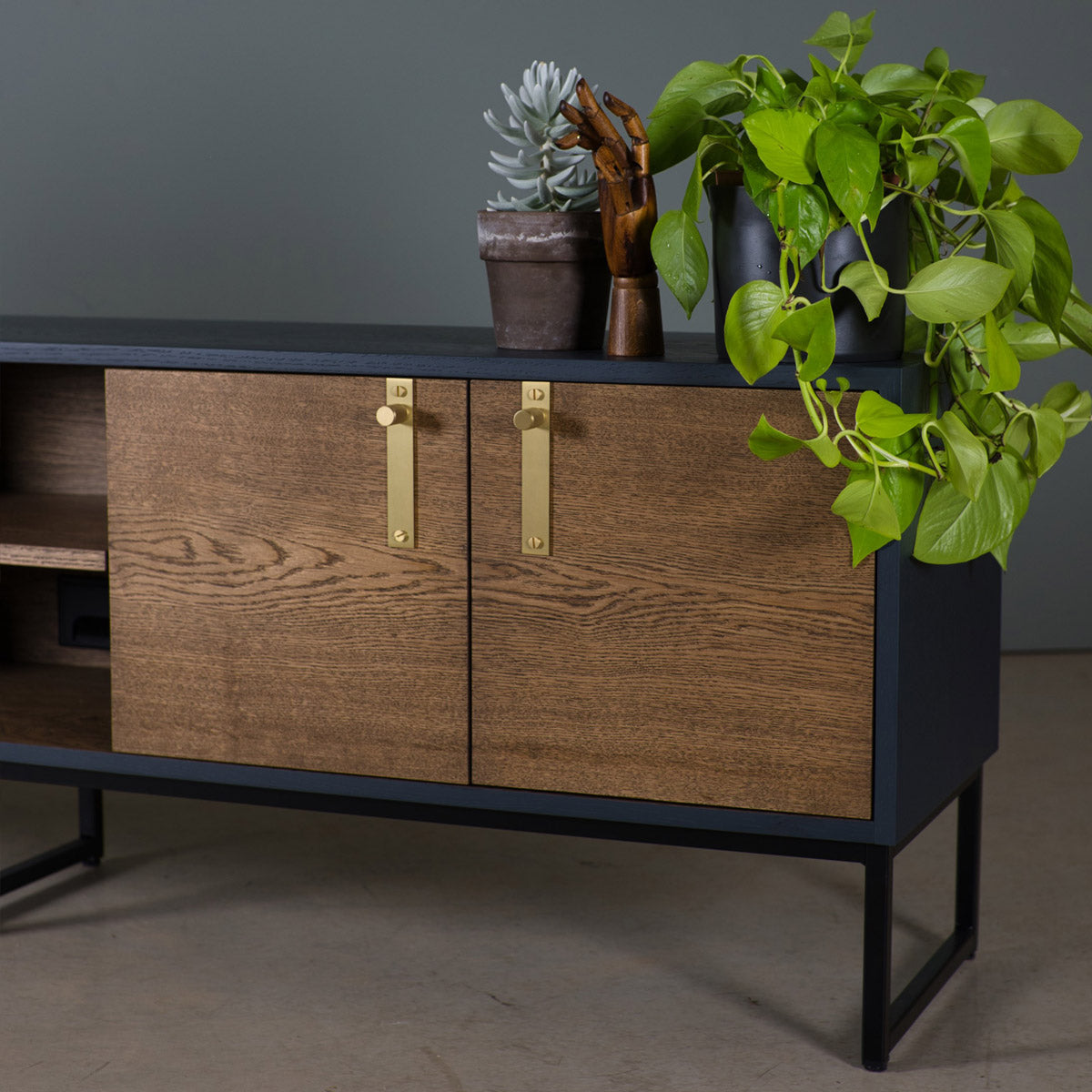 Dark Oak TV Stand, Coya