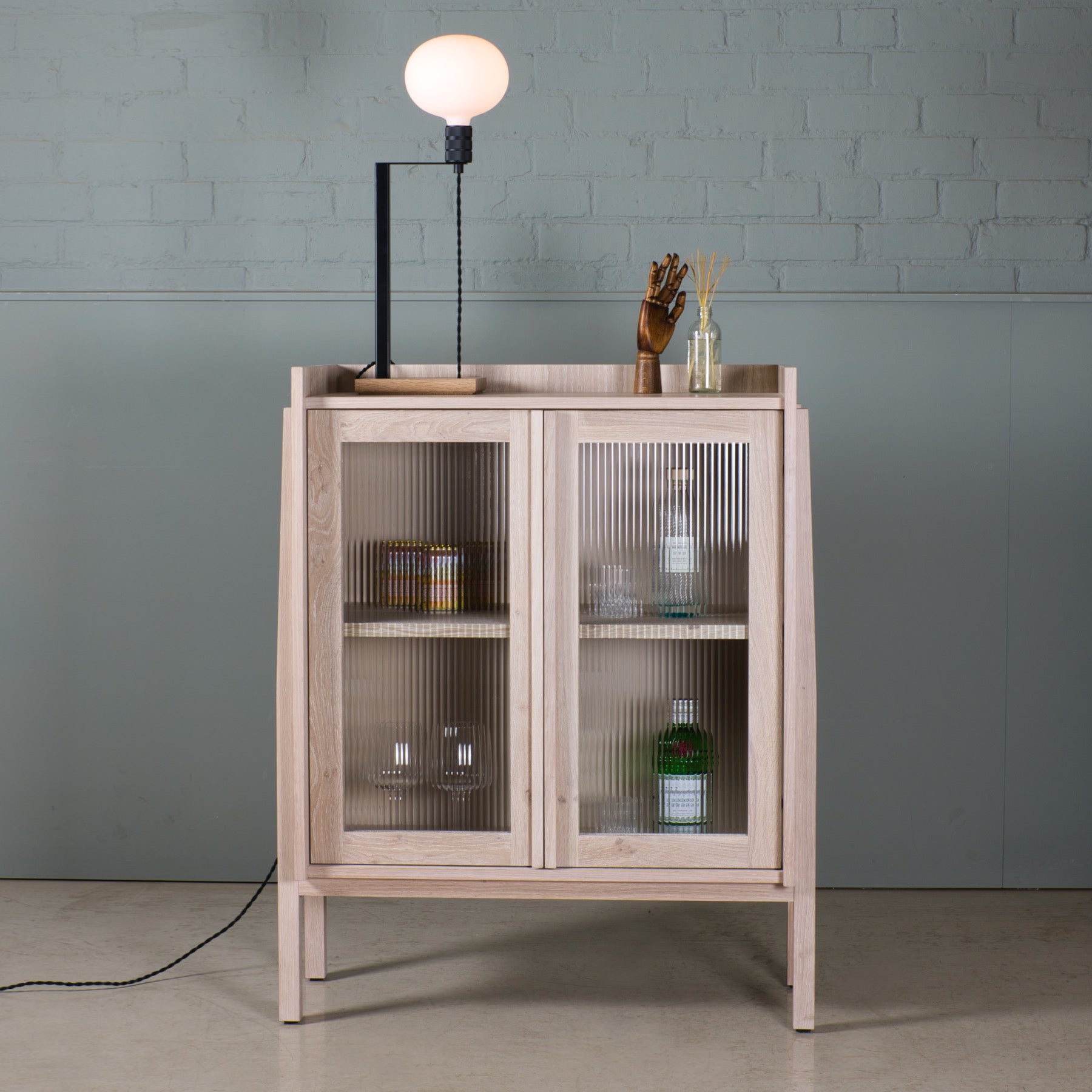 Reeded Glass Cabinet, Muto