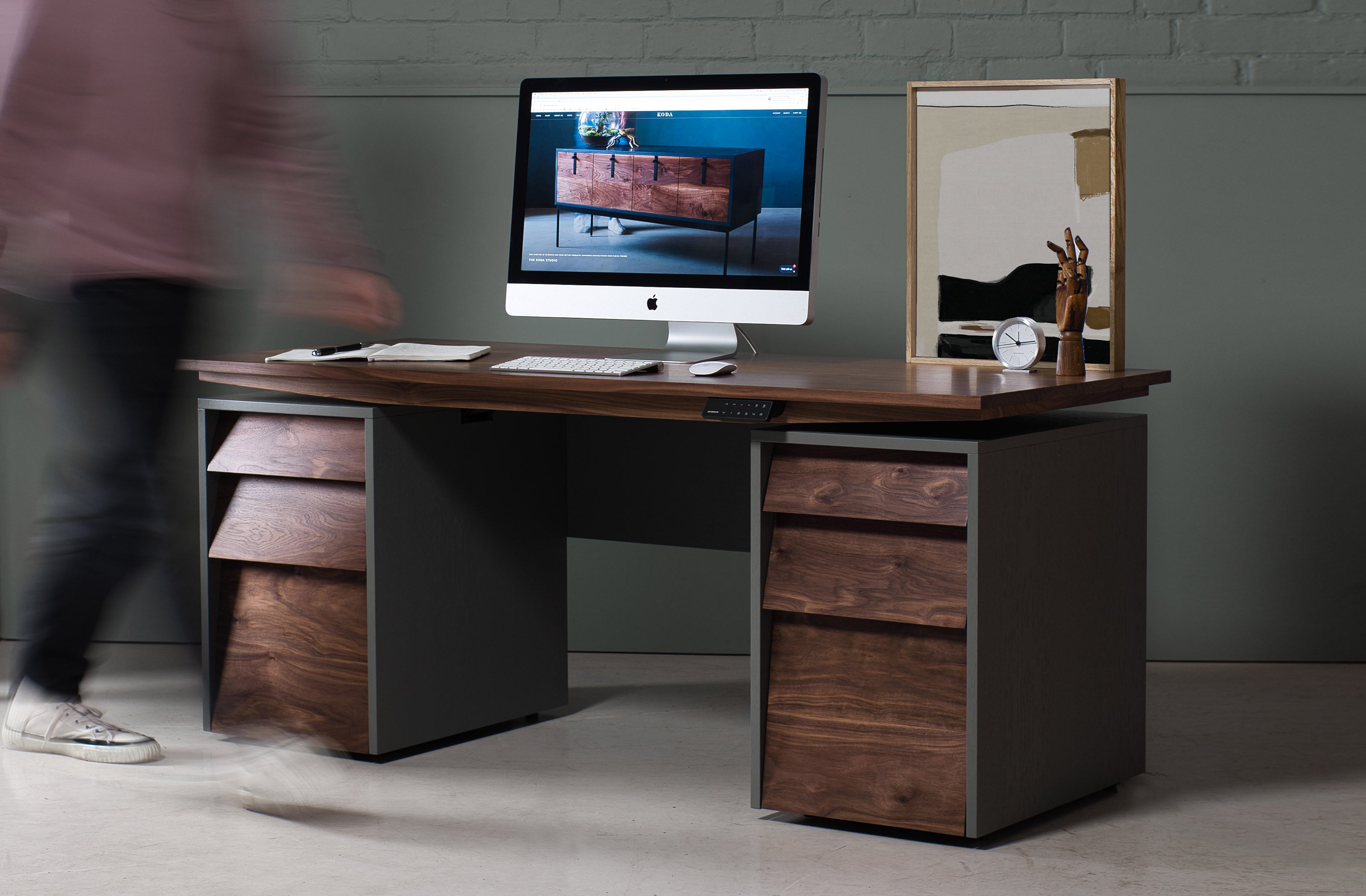 Walnut Desk, walnut office furniture | KODA Studios