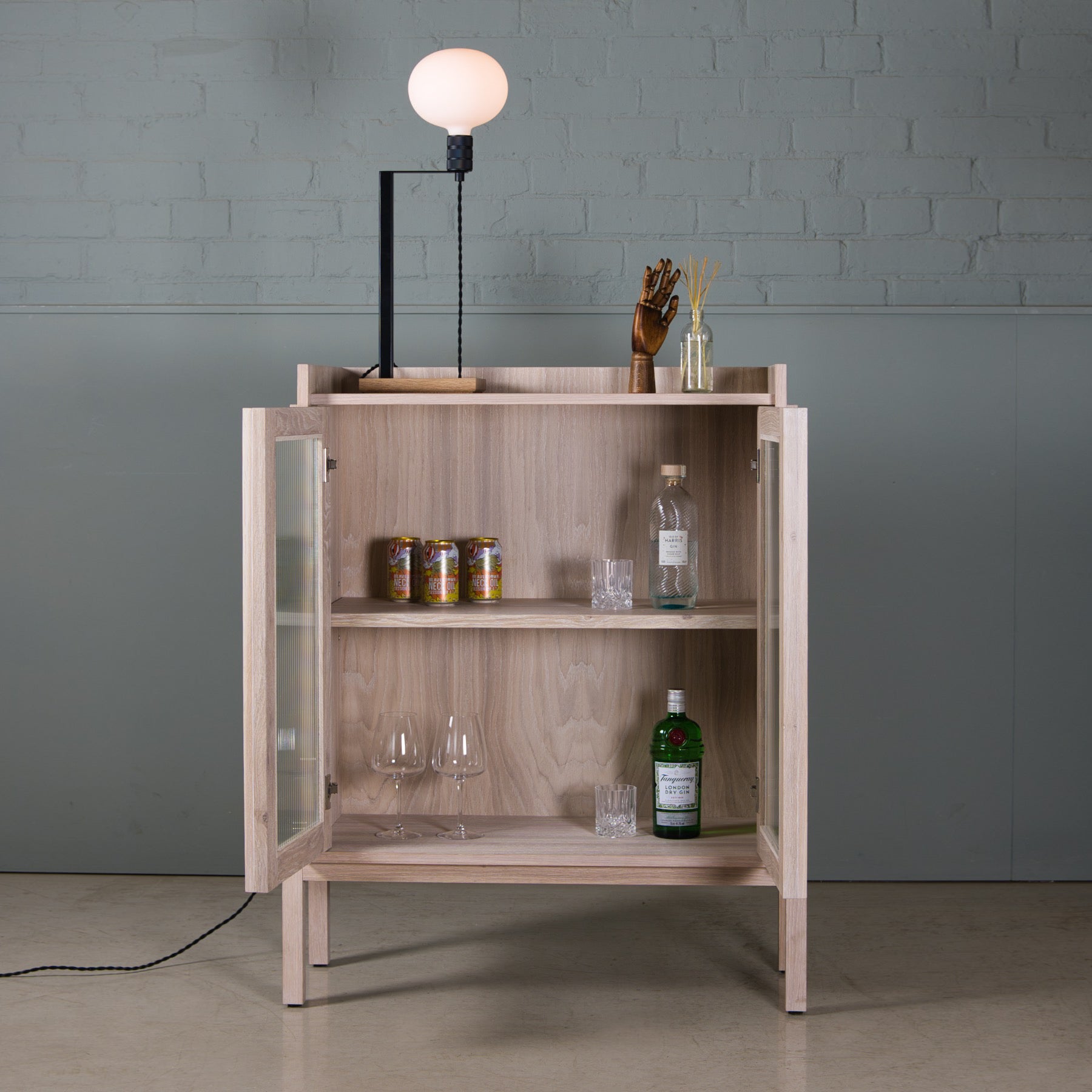 Reeded Glass Cabinet, Muto