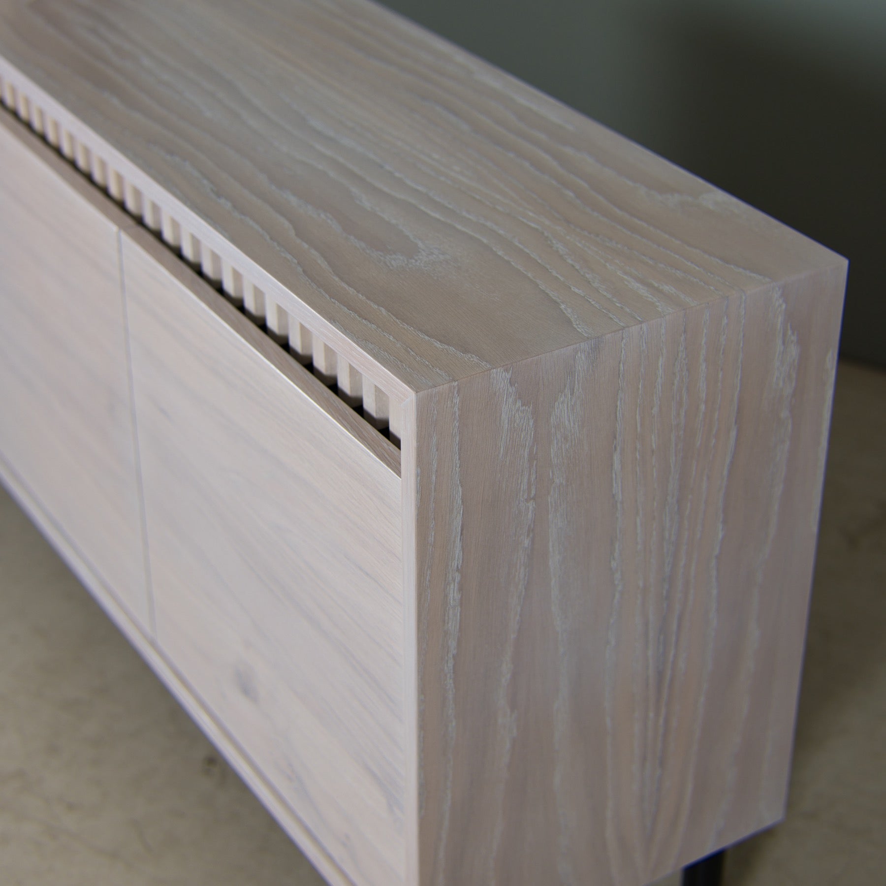 Fluted Oak Storage Unit, Leif