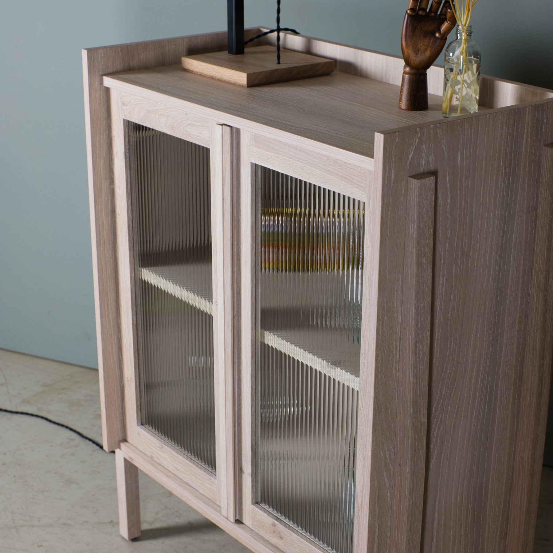Reeded Glass Cabinet, Muto