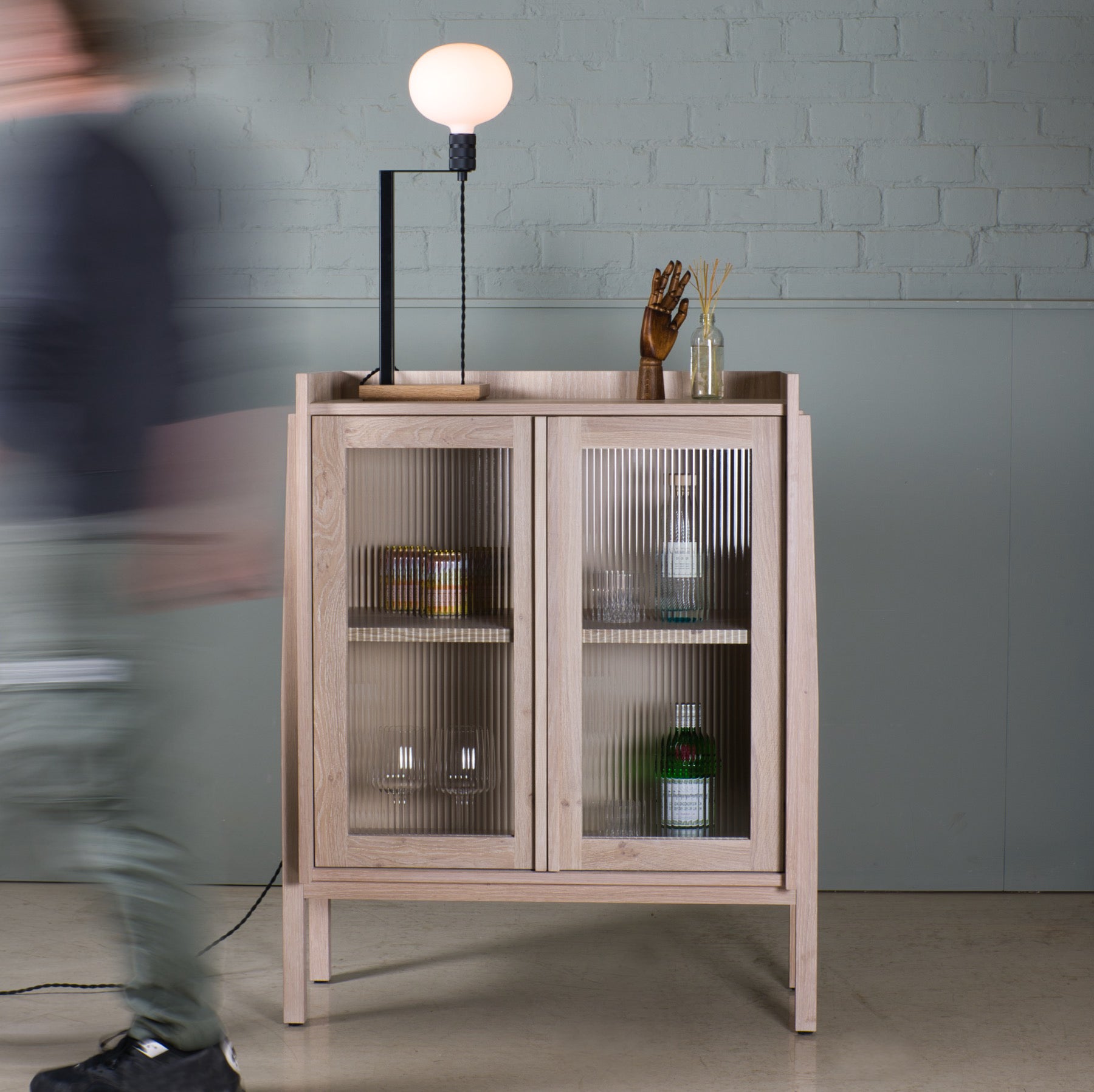 Reeded Glass Cabinet, Muto