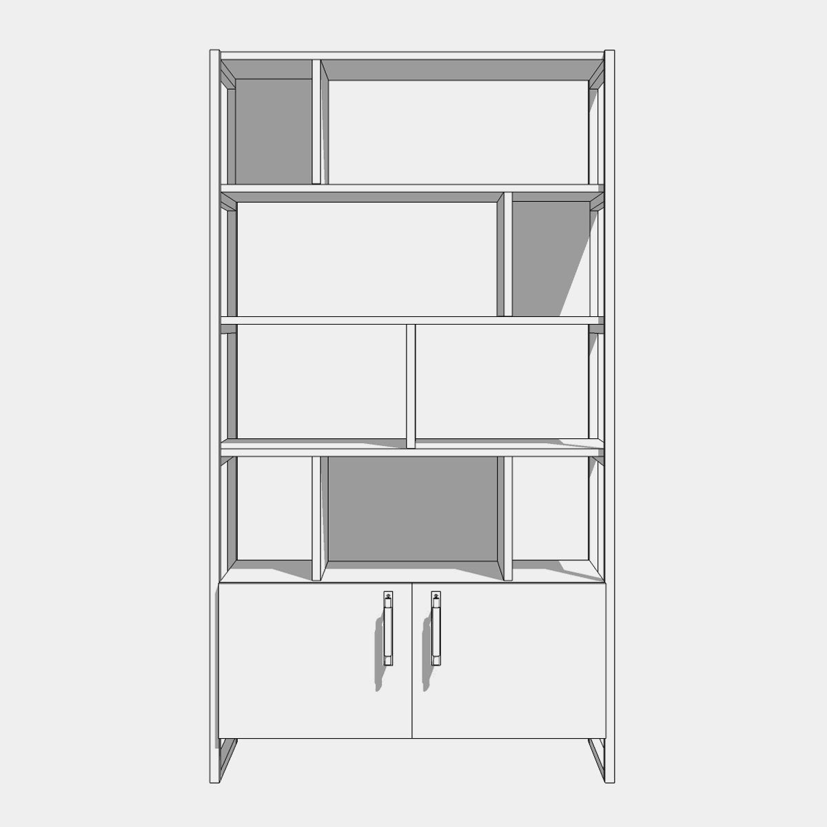 An image of the Bookcase, Aska product available from Koda Studios