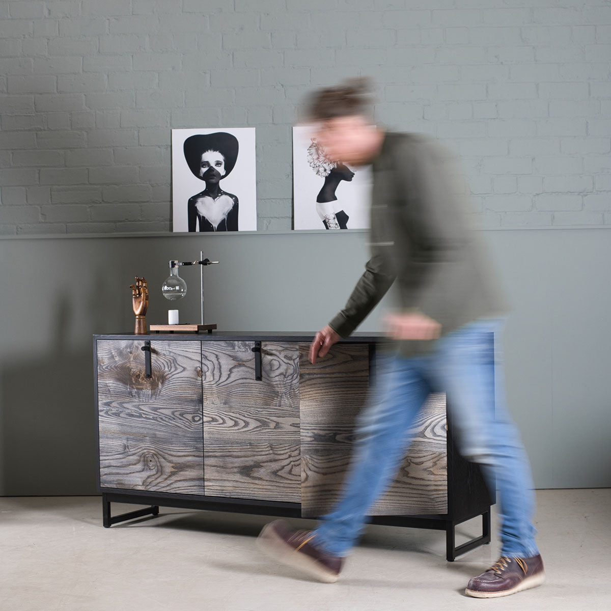An image of the Oak Sideboard, Oli product available from Koda Studios