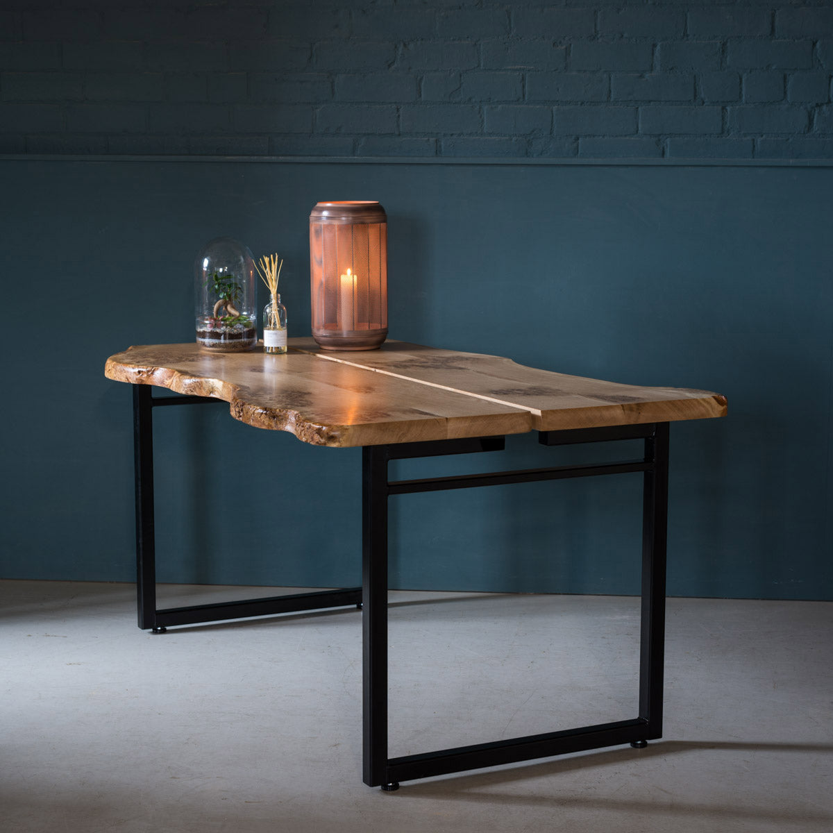 An image of the Live Edge Oak Table, Opia product available from Koda Studios