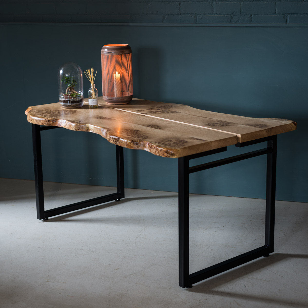 An image of the Live Edge Oak Table, Opia product available from Koda Studios