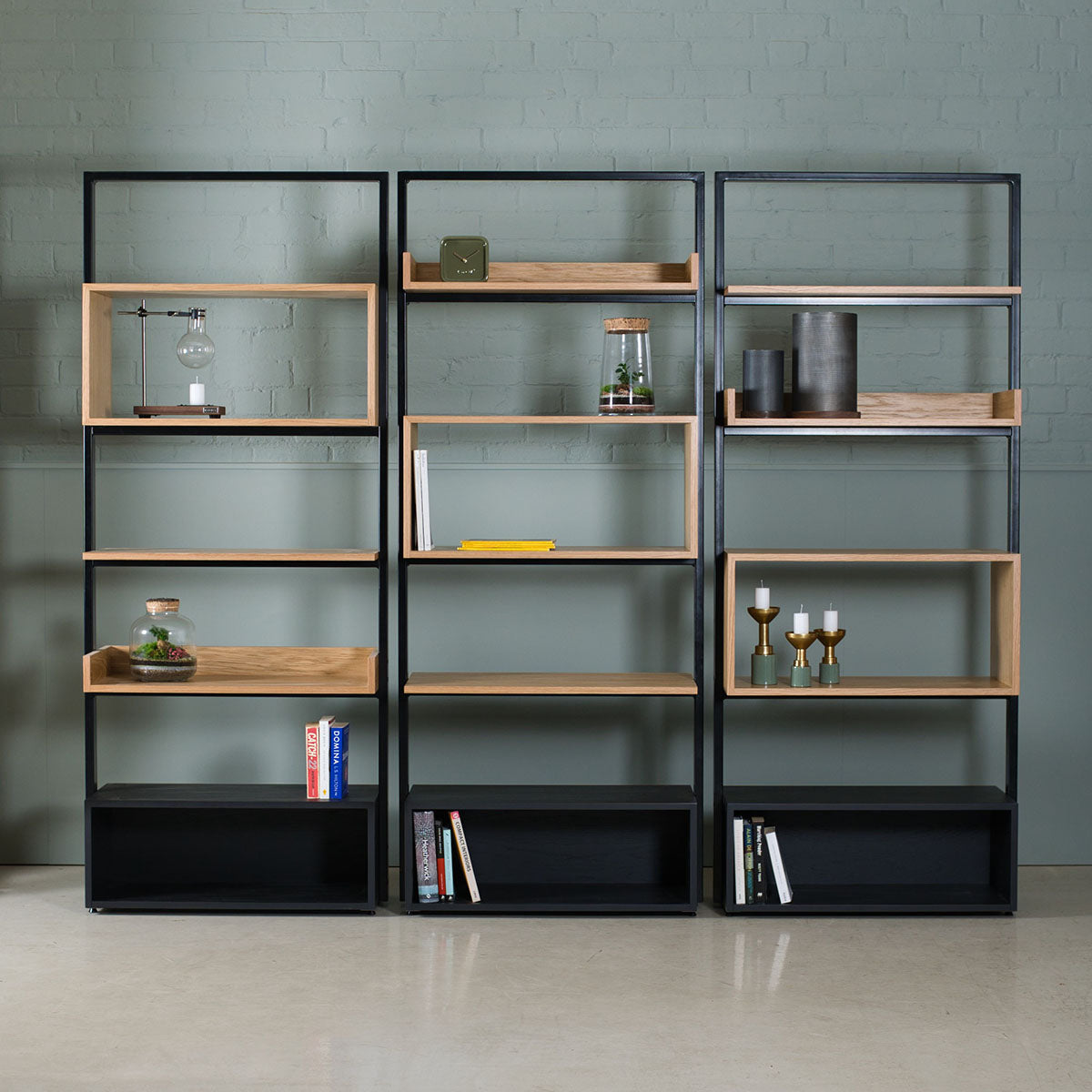 An image of the Oak Shelving Units, Iva product available from Koda Studios