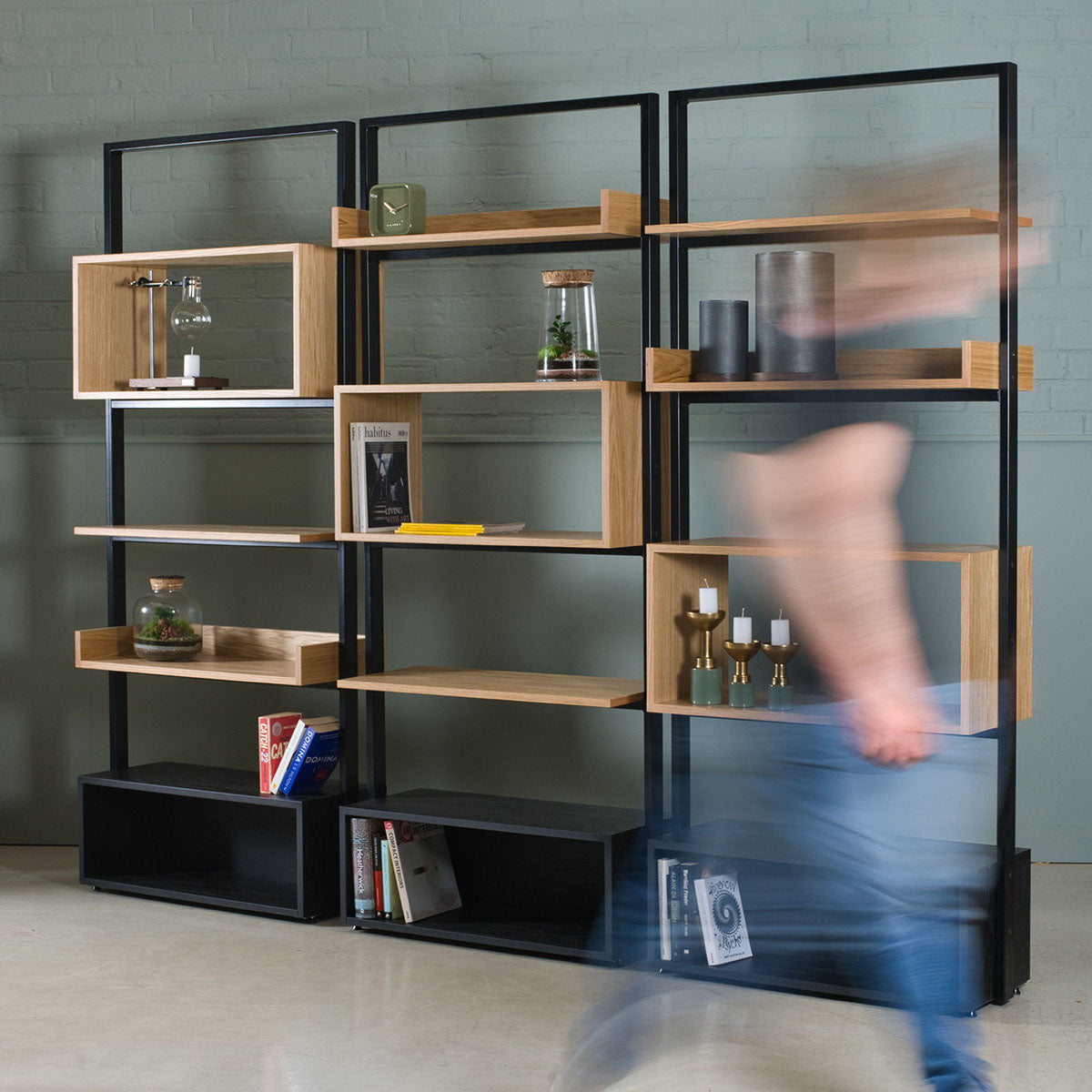 An image of the Oak Shelving Units, Iva product available from Koda Studios