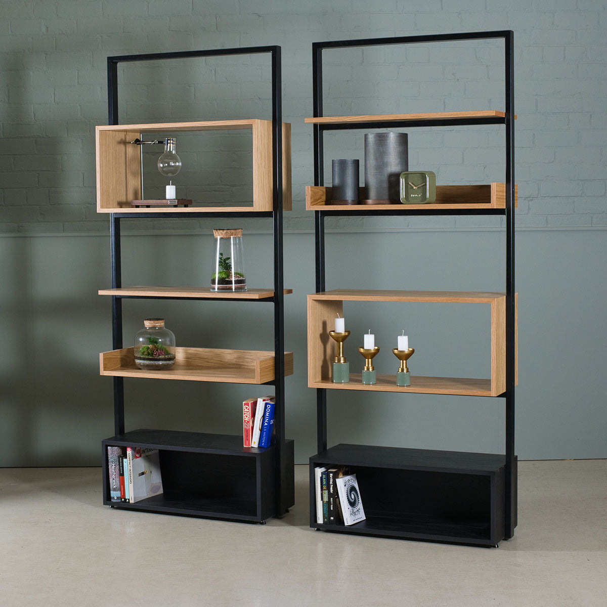 An image of the Oak Shelving Units, Iva product available from Koda Studios