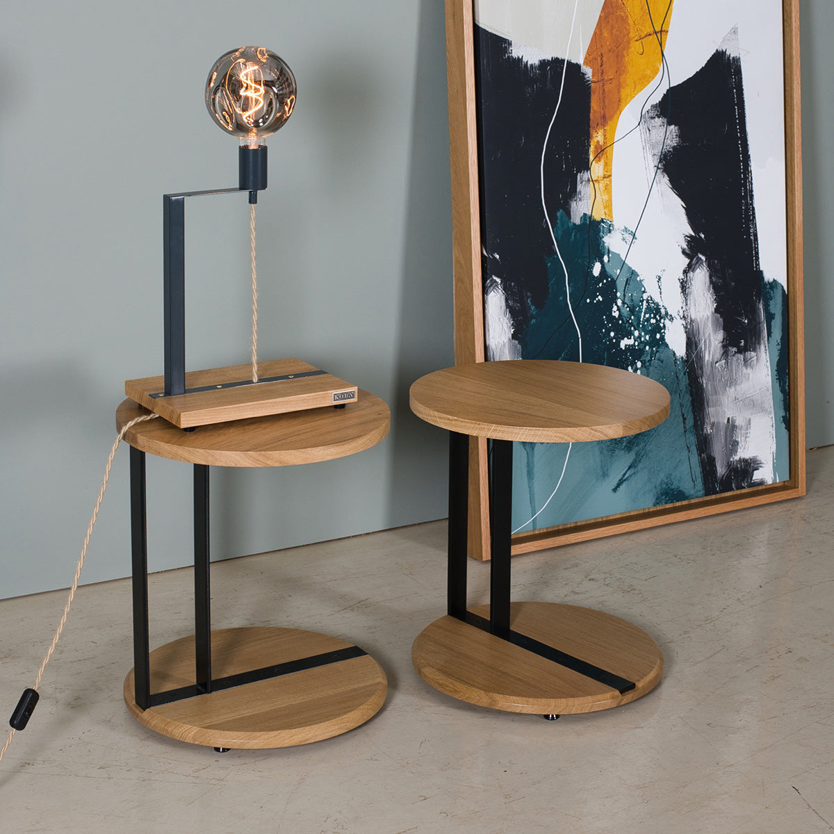 Oak Side Table, Ina