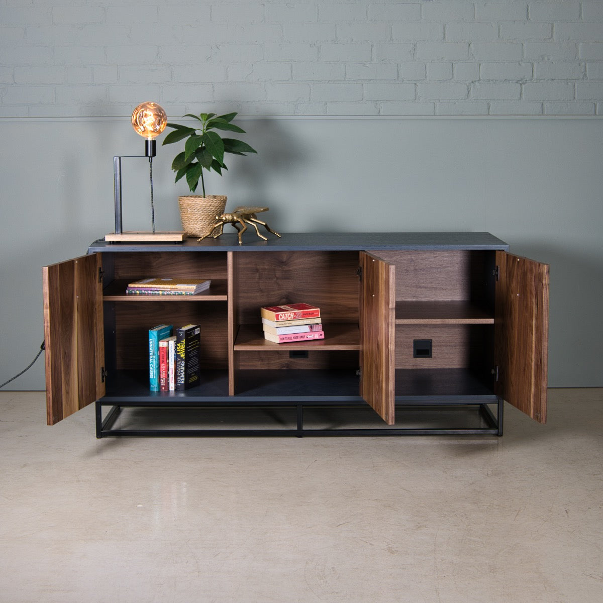 An image of the Walnut Sideboard, Nara product available from Koda Studios