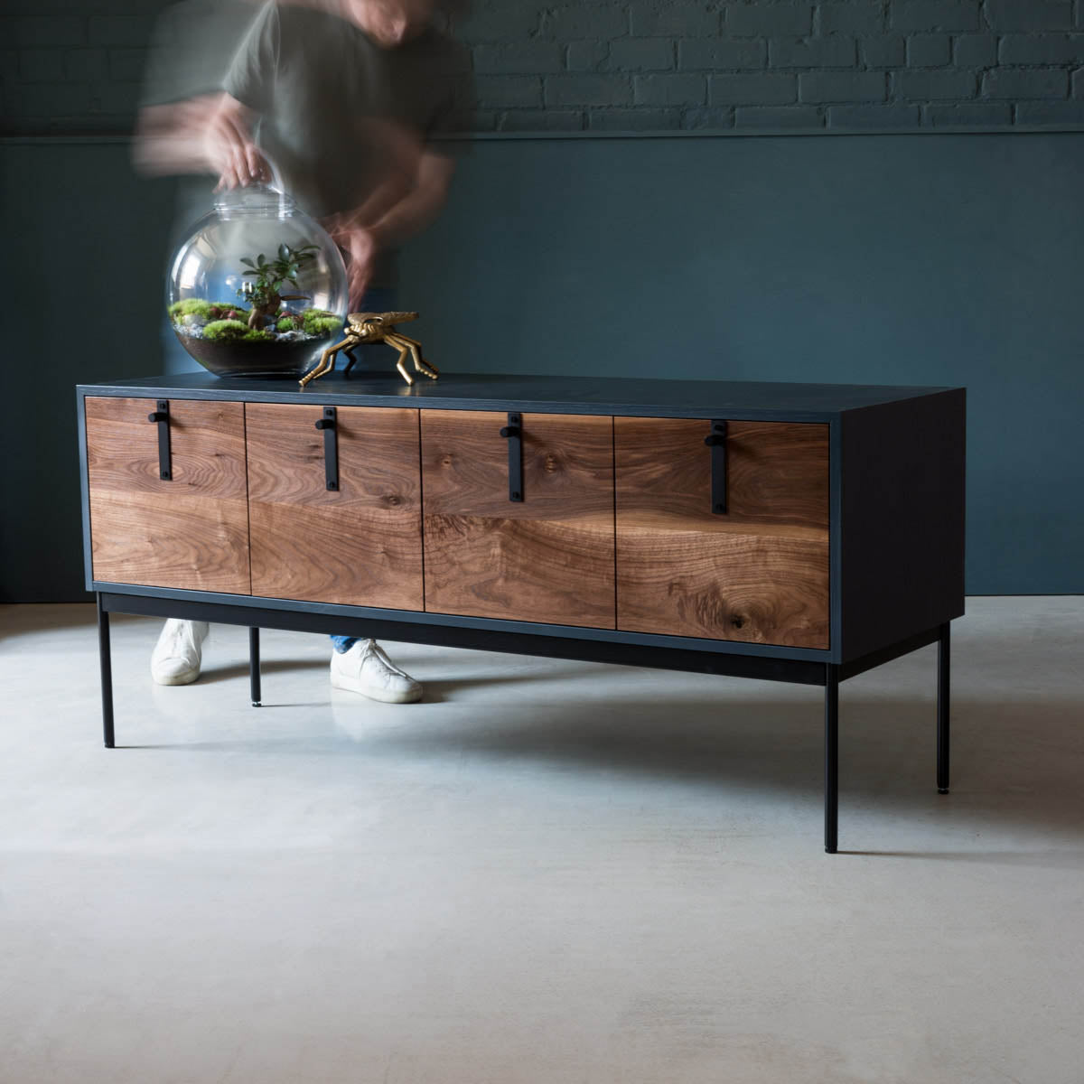 An image of the Walnut Media Unit, Nero product available from Koda Studios