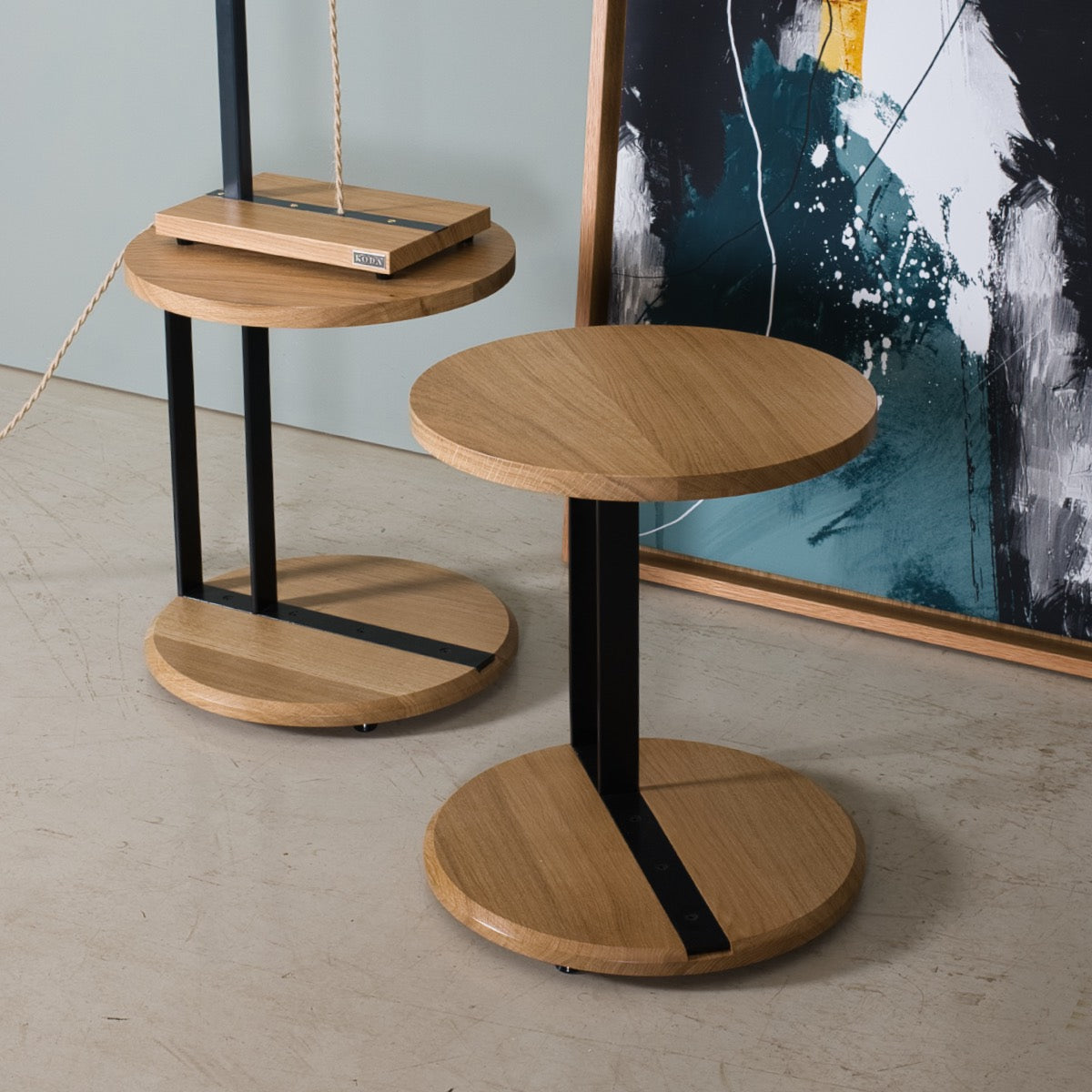 Oak Side Table, Ina