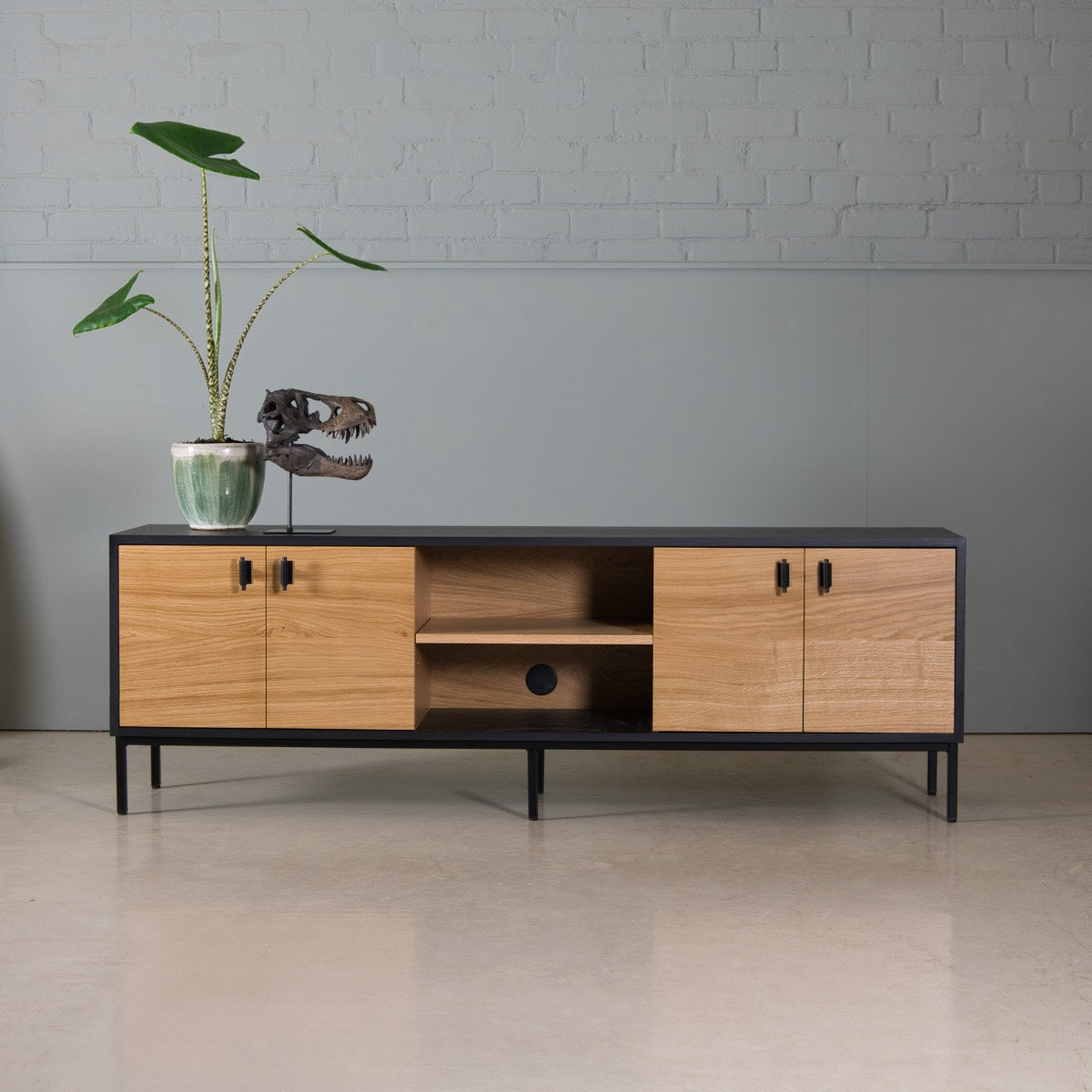 Oak TV Cabinet, Khol