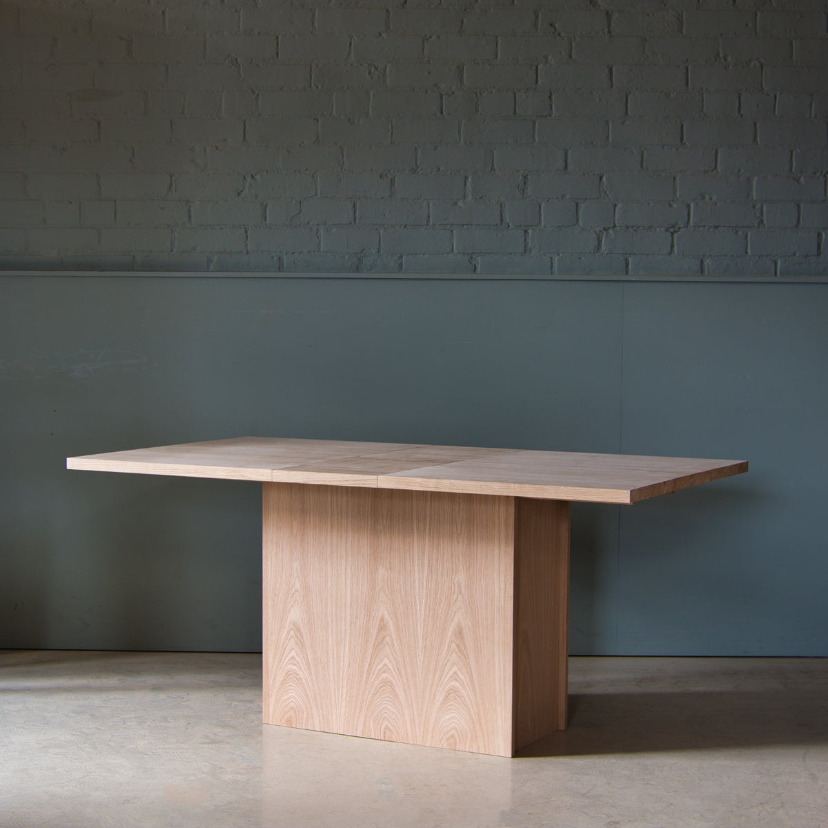 Solid oak extending dining table, Arlo – handmade by KODA Studios