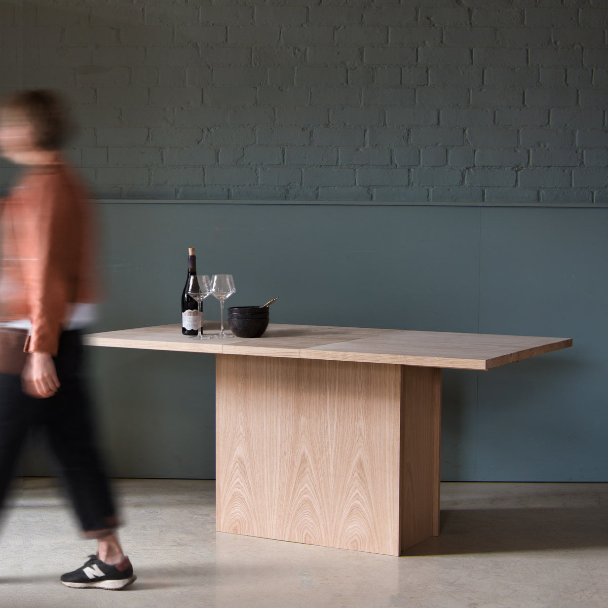 Solid Oak Extending Dining Table, Arlo