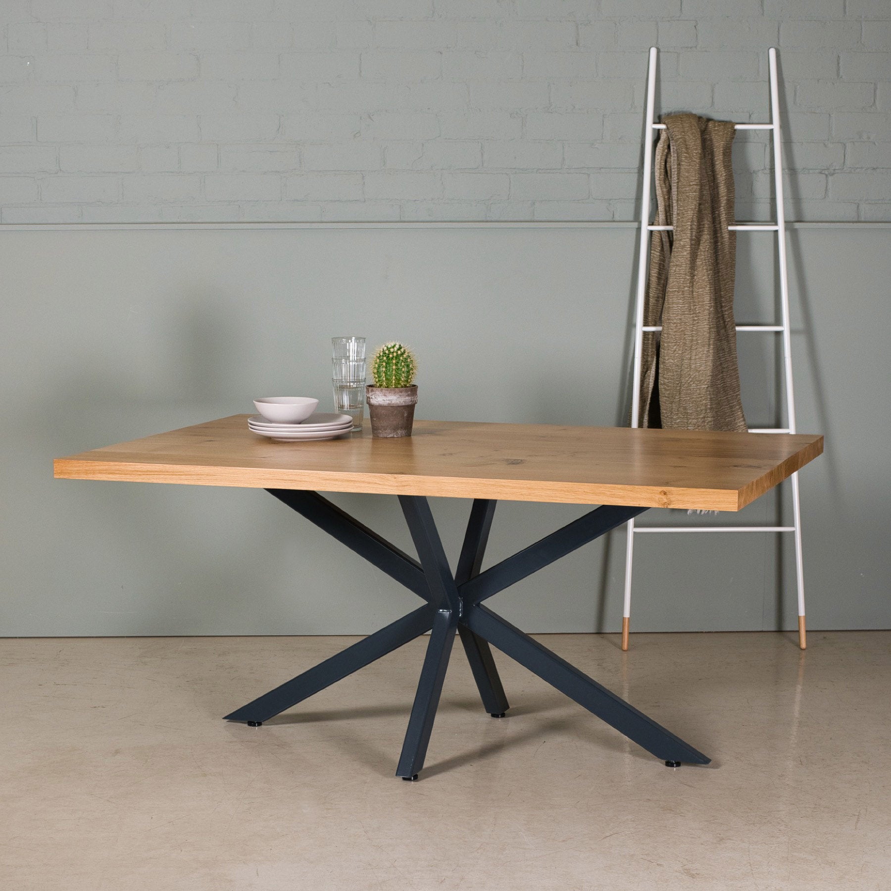 Oak Dining Table, Ando
