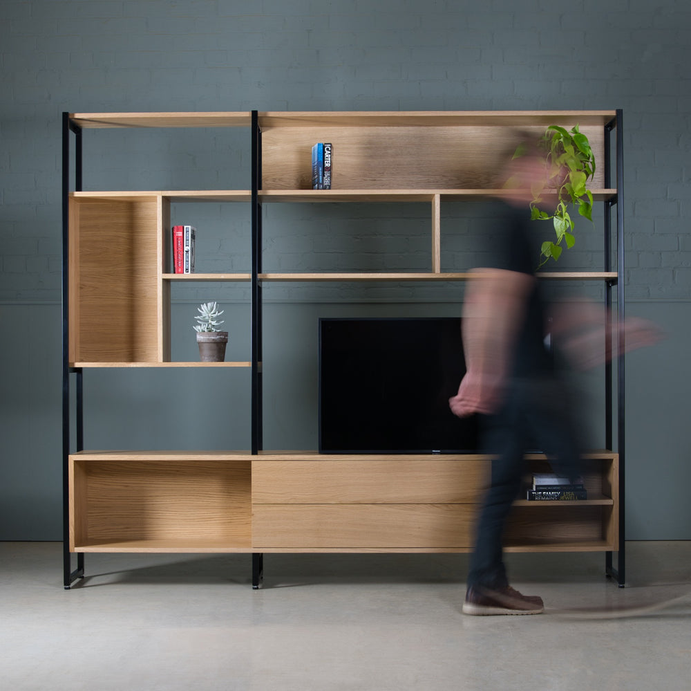 Storage Shelving, FICO - Oak Shelving Unit | KODA Studios