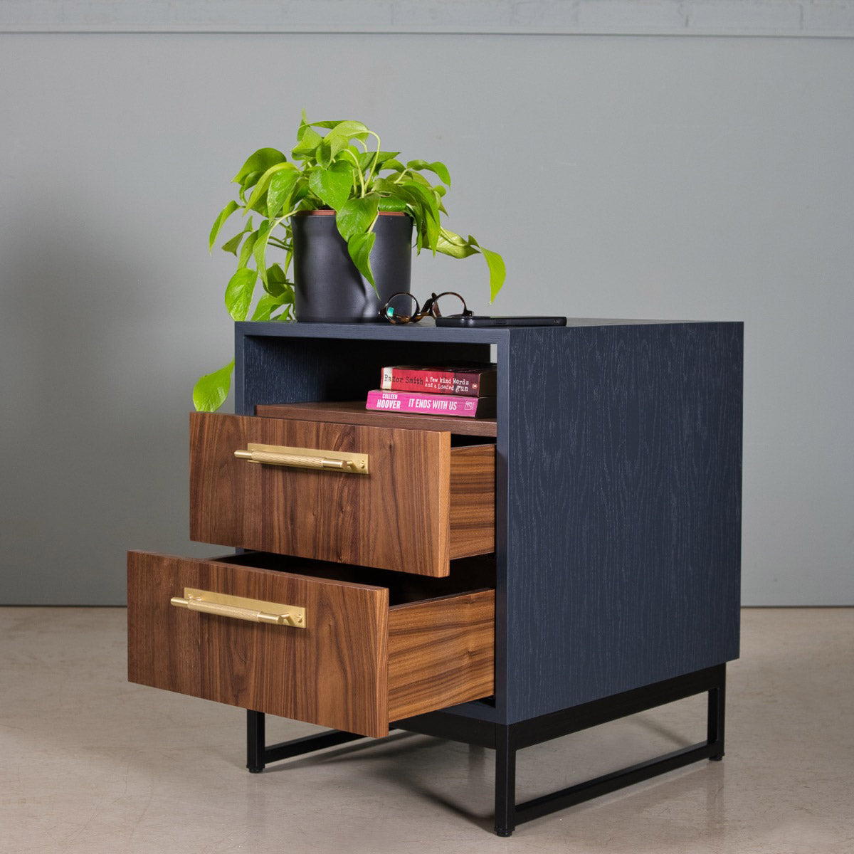 Bedside Table with Storage, Aya