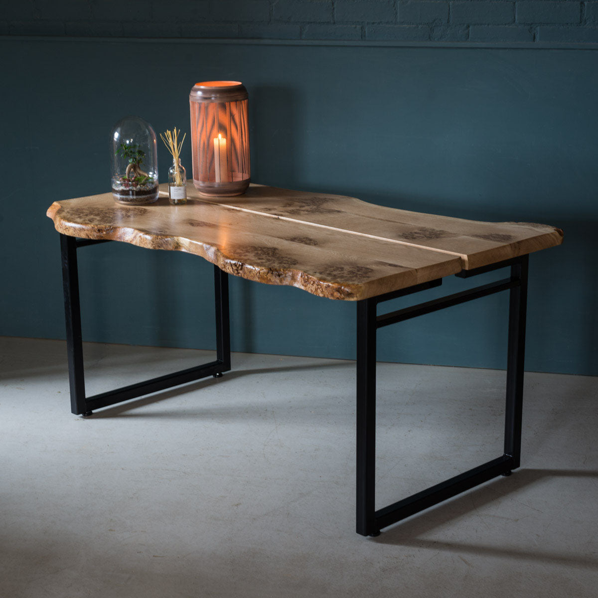 An image of the Live Edge Oak Table, Opia product available from Koda Studios