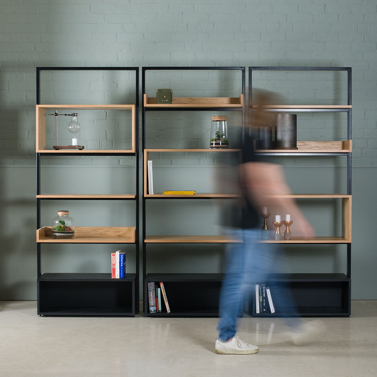 An image of the Oak Shelving Units, Iva product available from Koda Studios