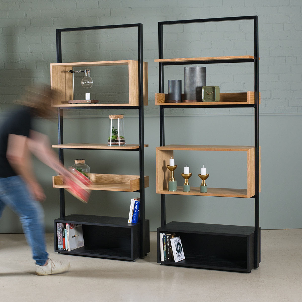 An image of the Oak Shelving Units, Iva product available from Koda Studios