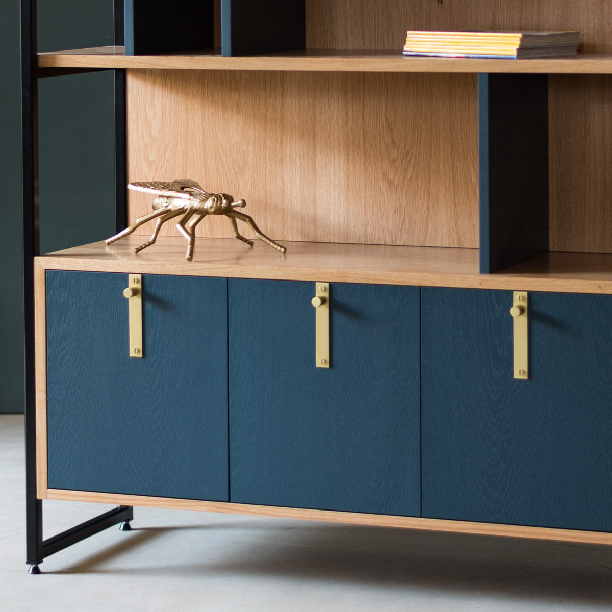 An image of the Oak Shelving Unit, Hague product available from Koda Studios