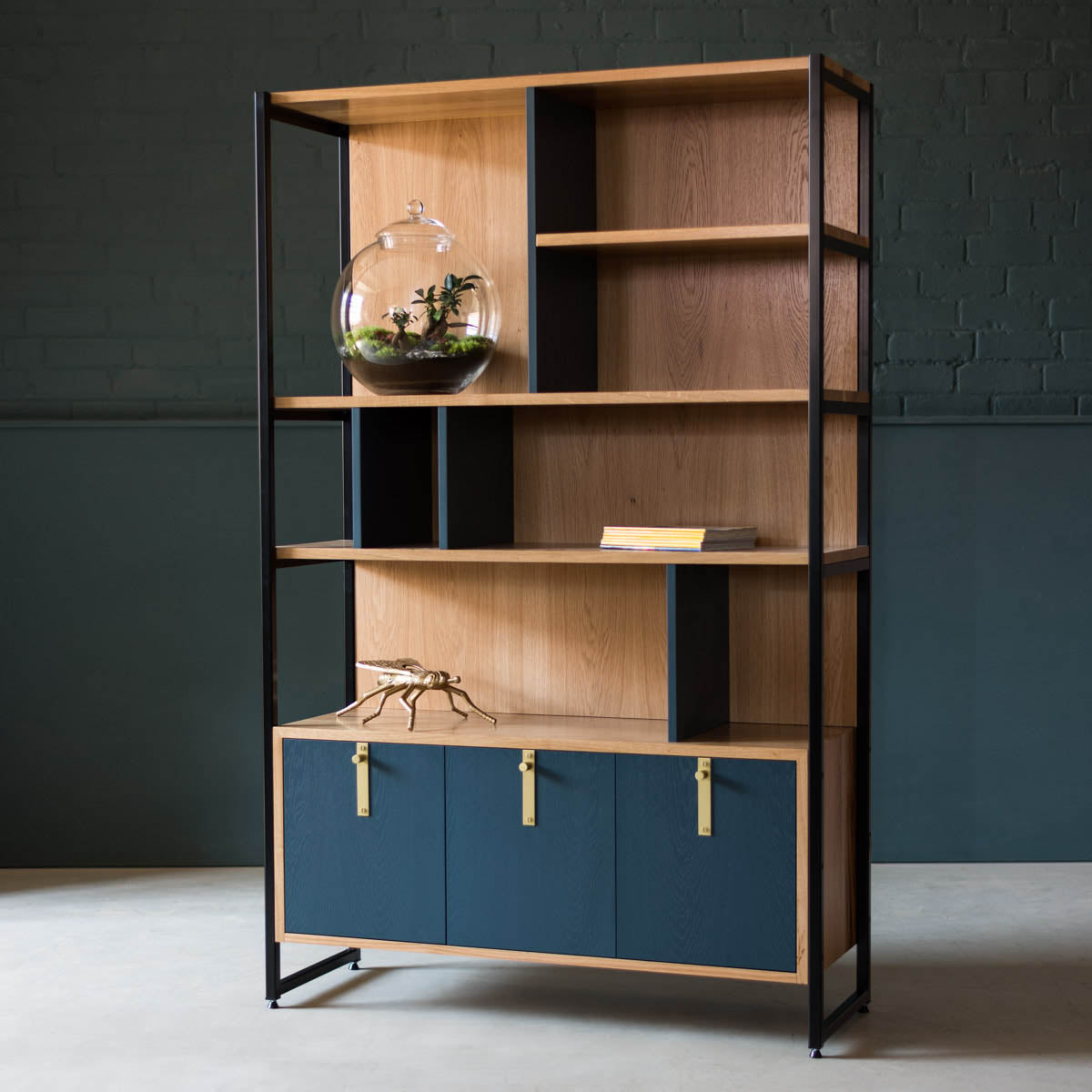 An image of the Oak Shelving Unit, Hague product available from Koda Studios
