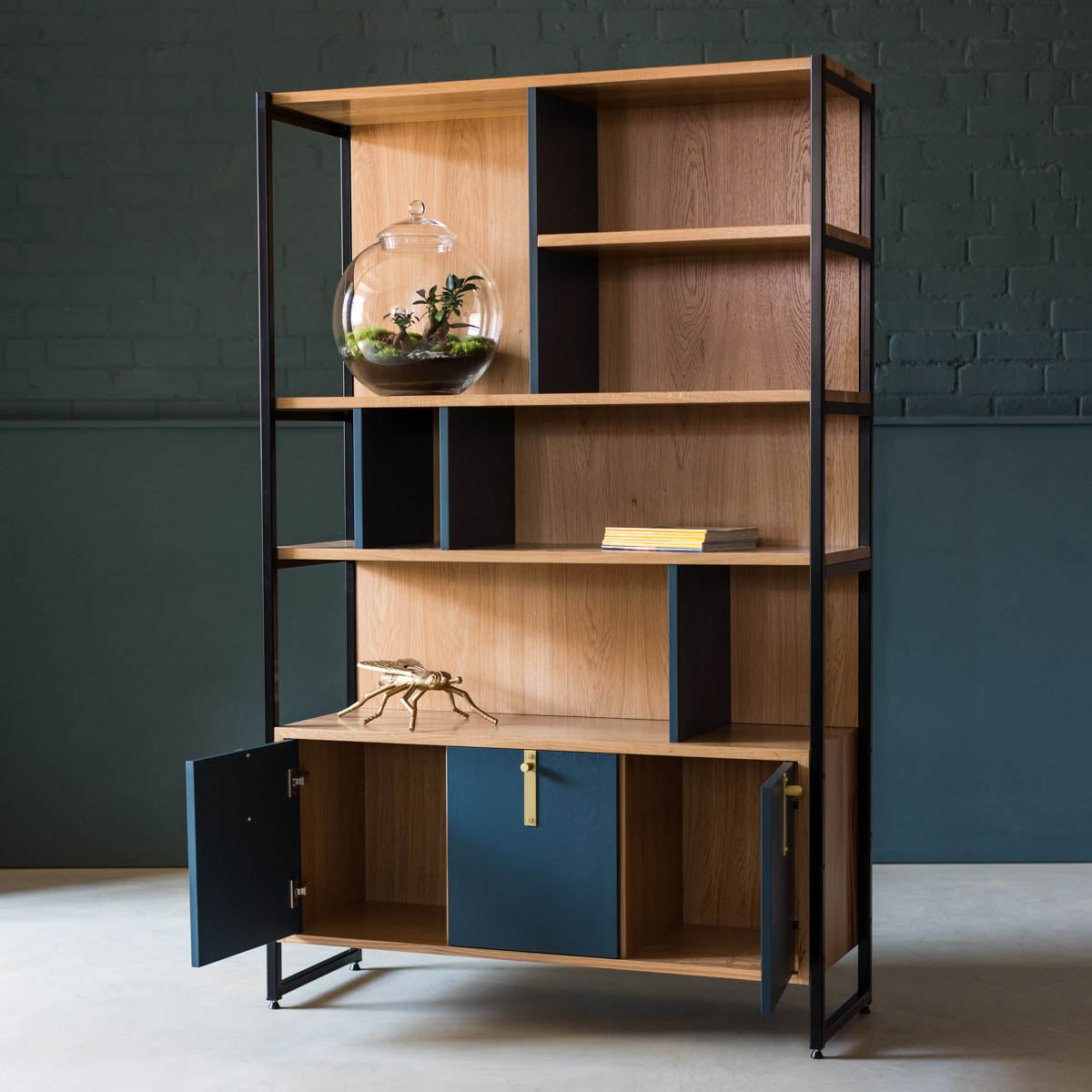 An image of the Oak Shelving Unit, Hague product available from Koda Studios